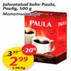 Allahindlus - Jahvatatud kohv Paula,Paulig