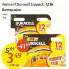 Allahindlus - Patareid Duracell Ecopack