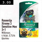 Raseerija Xtreme 3 Sensitive Men 3 + 1