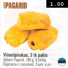 Viineripirukas, 3 tk pakis