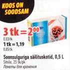 Allahindlus - Soonsulguriga säilituskotid, 0,5 l