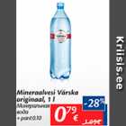 Allahindlus - Mineraalvesi Värska originaal, 1 l