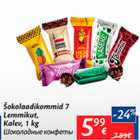 Allahindlus - Šokolaadikommid 7 Lemmikut, Kalev, 1 kg