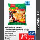 Allahindlus - Külmutatud kartuli-seenevareenikud Uvic, 700 g