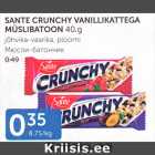 Allahindlus - SANTE CRUNCHY VANILLIKATTEGA mÜSLIBATOON 40 G