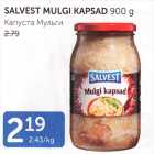 SALVEST MULGI KAPSAD 900 G