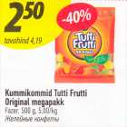 Kummikommid Tutti Frutti Original megapakk