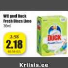 WC geel Duck Fresh Discs Lime 36 ml