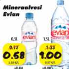 Allahindlus - Mineralvesi Evian 0,5l