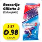 Allahindlus - Rasseria Gillette 2 (5tk komplektis)