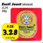 Allahindlus - Eesti Juust (viilutatud) 25,2% 500g