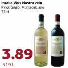 Allahindlus - Itaalia Vitis Nostra vein
Pinot Grigio, Montepulciano
