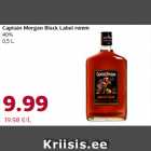 Allahindlus - Captain Morgan Black Label rumm