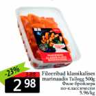 Fileeribad klassikalises
marinaadis Tallegg 500g
