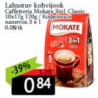 Allahindlus - Lahustuv kohvijook
Caffetteria Mokate 3in1 Classic
