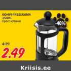 Allahindlus - KOHVI PRESSKANN
350ML