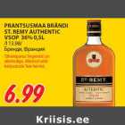 Allahindlus - PRANTSUSMAA BRÄNDI
ST. REMY AUTHENTIC
VSOP 36% 0,5L