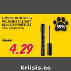 Allahindlus - LUMENE BLUEBERRY
VOLUME BRILLIANT
BLACK RIPSMETUŠŠ