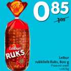 Allahindlus - Leibur rukkileib Ruks, 800 g