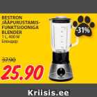 Allahindlus - BESTRON
JÄÄPURUSTAMISFUNKTSIOONIGA
BLENDER