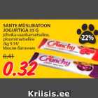 SANTE MÜSLIBATOON
JOGURTIGA 35 G