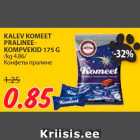 KALEV KOMEET
PRALINEEKOMPVEKID
175 G