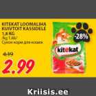 KITEKAT LOOMALIHA
KUIVTOIT KASSIDELE
1,8 KG