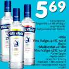 Allahindlus - •Viin
Viru Valge, 40%, 50 cl; •Maitsestatud viin
Viru Valge 38%, 50 cl