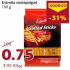 Allahindlus - Estrella soolapulgad
190 g