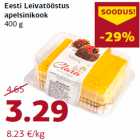 Allahindlus - Eesti Leivatööstus
apelsinikook
400 g