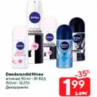 Deodorandid Nivea

