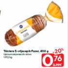 Allahindlus - Täistera 5-viljasepik Fazer, 400 g
