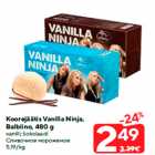 Koorejäätis Vanilla Ninja,
Balbiino, 480 g

