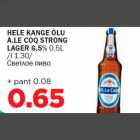 HELE KANGE ÕLU A.LE COQ STRONG LAGER 6,5% 0,5L