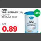 Allahindlus - FAZER VANILLIINSUHKUR 120g