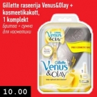 Allahindlus - Gillette raseerija Venus&Olay + kosmeetikakott, 1 komplekt