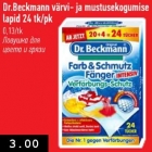 Allahindlus - Dr.Beckmann värvi- ja mustusekogumise lapid 24 tk/pk