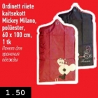 Allahindlus - Ordinett riiete kaitsekott Mickey Milano, polüester, 60 x100 cm