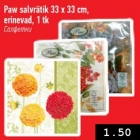 Allahindlus - Paw salvrätik 33 x 33 cm, erinevad