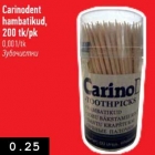 carinodent hambatikud, 200 tk/pk