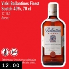 Allahindlus - Viski Ballantines Finest Scotch 40%, 70 cl