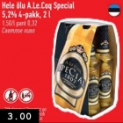 Allahindlus - Hele õlu A.Le. Cog Special 5,2%, 4-pakk, 2 l