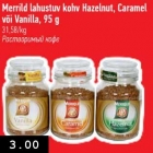 Allahindlus - Merrild lahustuv kohv Hazelnut, Caramel või Vanilla, 95 g