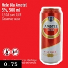 Allahindlus - Hele õlu Amstel 5%, 500 ml