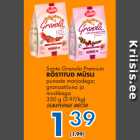 Allahindlus - Sante Granola Premium
RÖSTITUD MÜSLI 