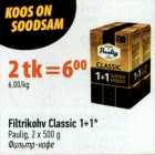 Filtrikohv Classic 1+1, Paulig