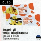 Allahindlus - Banaani- või vanilje- kohupiimapasta