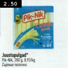 Allahindlus - Juustupulgad Pik-Nik