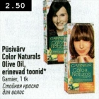 Allahindlus - Püsivärv Color Naturals Olive Oil, erinevad toonid, Garnier