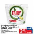 Allahindlus - Nõudepesumasina kapslid Fairy All-in-1 Lemon